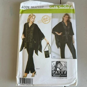 Simplicity Pattern 4374 Sz 4-26 Misses Knit Top Pants Purse One Size Jacket - Picture 1 of 6