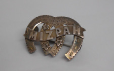 1894   MIZPAH the lord watch between yee & me   early silver sweetheart brooch