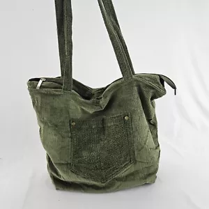Bolso de Pana Grande para Mujer Bolso de Hombro con Bolsillo con Cremallera Bolso de Mano - Imagen 1 de 11