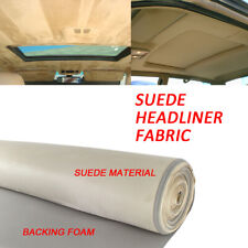 Headliner Fabric Replacement Material For Land Rover Upholstery MicroSuede Beige