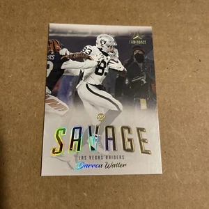 Fútbol Panini Luminance 2022 Darren Waller Savage Insert - Imagen 1 de 2