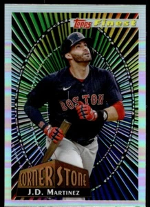 2022 TOPPS FINEST CORNERSTONE J.D. Martinez R5 Boston Red Sox #HRC-4 - Picture 1 of 2