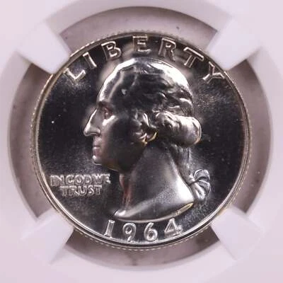 1964 Washington Silver Quarter., NGC PF-68., Store #562 - Image 1 of 3
