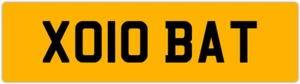 X BAT π BATES BATTY BT PRIVATE REGISTRATION CHERISHED CAR NUMBER PLATE XO10 BAT - Picture 1 of 4