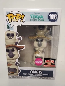 Funko Pop! ONGIS Flocked Raya & The Last Dragon #1003 2021 TARGET CON Exclusive - Picture 1 of 7