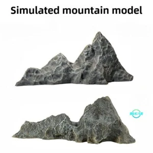 Diorama Mountain Model Realistic Rocks Railroad Layout Props Scene Display Model - Picture 1 of 24