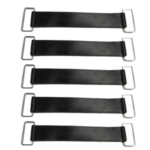 5Pcs Elastic Motorcycle Battery Straps with Secure Metal Buckle Design - Picture 1 of 7