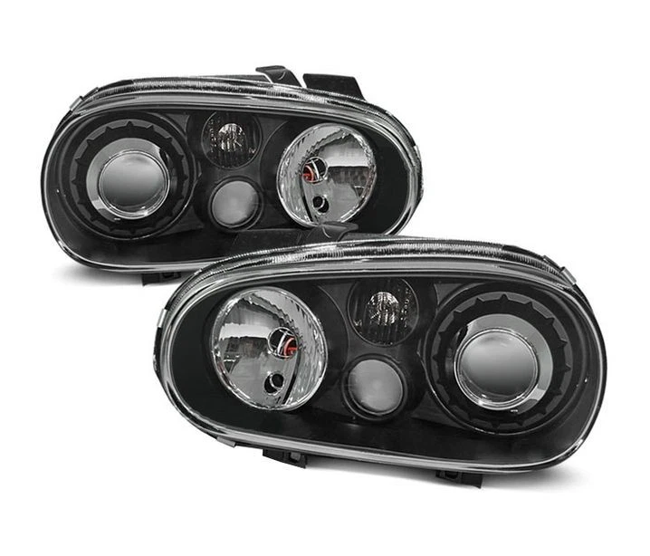 Фары для VW GOLF 4 1997 1998 1999 2000 2001-2003 R32 выглядят черные LHD RHD - Изображение 1 из 1