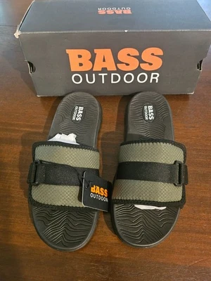 Sandalias topográficas para mujer BASS OUTDOOR - Toboganes con punta abierta para playa talla 8 precio de venta sugerido por el fabricante $45 Foto 1 de 4