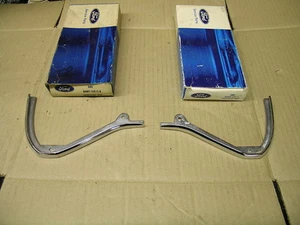 NOS FORD 1970 MERCURY MONTEREY FRONT FENDER EXTENSION CHROME MOULDINGS - Picture 1 of 5