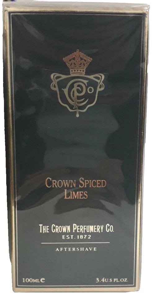 THE CROWN PERFUMERY CO. CROWN SPICED LIMES AFTERSHAVE LOTION SPLASH - 100 ml - Imagen 1 de 1