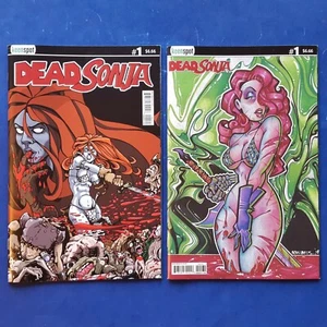 2 cómics Keenspot Dead Sonja #1 variante: Furtado Cvr B + Beck Cvr C. primera impresión casi nuevo - Imagen 1 de 12