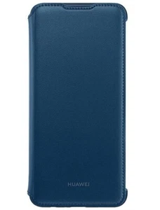 ORIGINAL HUAWEI - ETUI WALLET COVER BLEU POUR LE HUAWEI P SMART 2019 PSMART 2k19 - Photo 1 sur 3