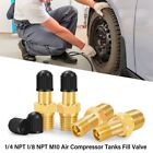 1/4 NPT 1/8 NPT M10 Schrader Valve Anti-Corrosion Tire Copper Valve
