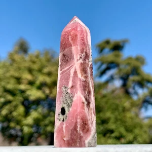 ¡Colección 35G! Increíble torre de piedras preciosas de cristal de rodocrosita rosa de Argentina - Imagen 1 de 24
