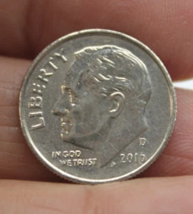 US 2016 D Roosevelt Dime Coin 10 Cent #2 - Picture 1 of 4