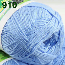 Sale New 1SkeinsX50gr Super Soft Bamboo Cotton Baby Hand Knitting Crochet Yarn