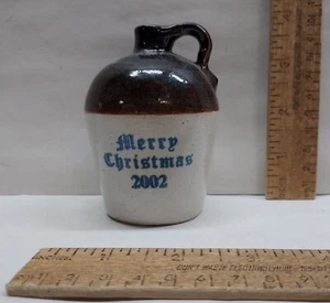 Merry Christmas 2002 - W.A. PAINTER POTTERY - EMPTY mini JUG - listing #619253 - Imagen 1 de 9