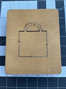 AccuCut Ellison pädagogische Holzstanze Geschenk/Einkaufstasche #3 * nicht mehr produziert - Bild 1 von 3