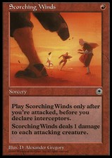 Magic the Gathering MTG Scorching Winds (149) Portal   LP