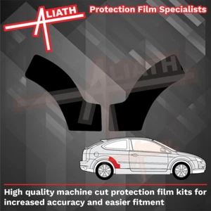 Fits Ford Focus ST (MK2) Rear Arch CARBON Stone Chip Guard Paint Protection Film - Picture 1 of 4