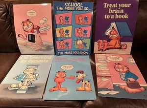 Choice Garfield Vintage 1978 Argus Poster Laminated Compute book School Osmosis - Picture 1 of 8