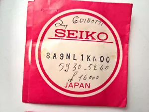 RARE SEIKO SHAPPIRE GLASS SA9NL1KN00 FOR 5930-5240 AND OTHER - GENUINE 100% - Foto 1 di 1
