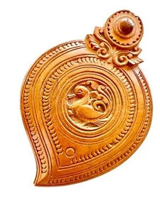 Indian Sandalwood Mango Paisley Shape Jewelry Trinket Box Mysore Antique - Imagen 1 de 15