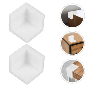 12 Pcs Furniture Side Guard Right Angle Box Corners Child Bumper Guards - Imagen 1 de 12