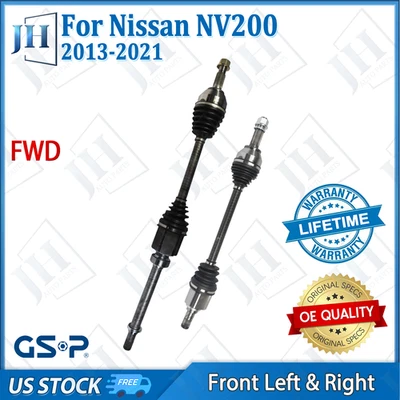 OE Front Pair Left Right CV Axle Shaft Set For 2013-2021 Nissan NV200 Sentra FWD Foto 1 de 4