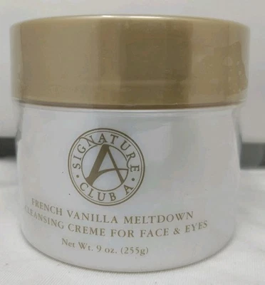 Creme de limpeza Signature Club A French Vanilla Meltdown 9 oz. Selado feito nos EUA - Imagem 1 de 4