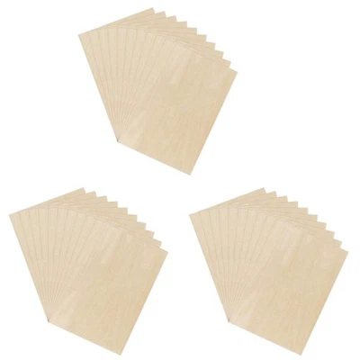 30 X tableros de madera contrachapada, tablero de madera A4, madera de sierra de hojalata para bricolaje carpintería, 8478 - Imagen 1 de 4