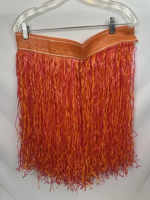 De Colección Novedad Falda Hula Naranja Plástico Hierba Stock Muerto Fiesta de Halloween Foto 1 de 4