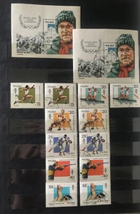POLAND - 359 STAMPS, 10 SOUVENIR SHEETS 1985-1990 IN NICE 32-PAGE STOCK BOOK - Picture 1 of 8
