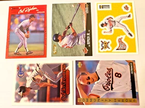 LOT OB555 ⚾ w/ (5) Baltimore Orioles stars MLB baseball cards All Cal Ripken Jr. - Picture 1 of 2