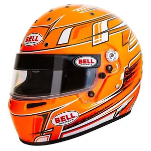 Bell KC7-CMR Champion Orange Youth Kart Helmet, FIA/Snell CMR Approved - Bild 1 von 10