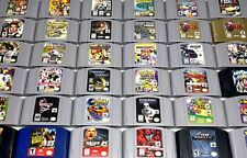 Nintendo 64 N64 Video Games 100% Original OEM *Authentic/Cleaned/Tested*