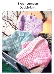 baby cardigan and sweater 0 - 2 years double knit knitting pattern COPY a6 - Picture 1 of 1