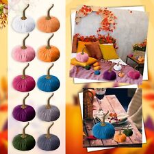 Handmade Velvet Pumpkin Decorative Super Soft Pumpkin Delicate Decorative