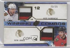 2021-22 SPx Winning Combos Premium Patch 23/25 Alex DeBrincat Seth Jones