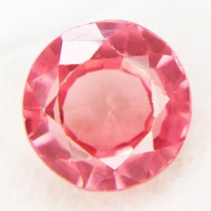 Peach Pink Natural Morganite 5 Ct Round Shape Loose Gemstones - Picture 1 of 5