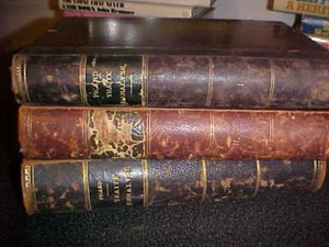 1891 Emile Picard Traite d'Analyse 3 volume set rebound Gauthier-Villars et Cie - Picture 1 of 12