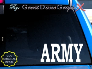 ARMY - Calcomanía Adhesiva de Vinilo - Elección de Color - ALTA CALIDAD - Imagen 1 de 2