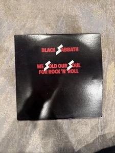 BLACK SABBATH - WE SOLD OUR SOUL FOR ROCK N ROLL LP VINYL RECORD (1976) - Picture 1 of 13