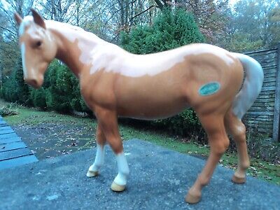 Vintage Early Beswick Gloss Palomino Horse (head Turned) - Mint Condition. • 86.65€
