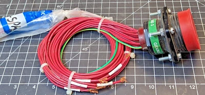 18 Pin Circular Connector With Wire 15R SPARES Used [B6B2] - Image 1 of 4
