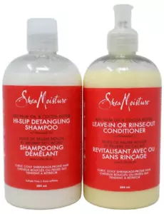Shea Moisture Shampoo & Conditioner for Curly Hair, Red Palm Oil & Cocoa Butter - Picture 1 of 3