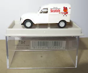 BREKINA HO 1/87 CITROEN 2CV FURGONETA COLA TRANSPARENTE SCOTCH #14139 CAJA - Imagen 1 de 7