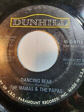 THE MAMAS & THE PAPAS- DANCING BEAR/John's music box, Dunhill GOOD F297