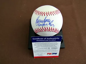 BRUCE SUTTER ENGINE #42 CUBS CARDS BRAVES HOF SIGNED AUTO OML BASEBALL PSA/DNA 2 - Picture 1 of 3